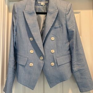 Veronica Beard Diego Linen Dickey Blazer size 10